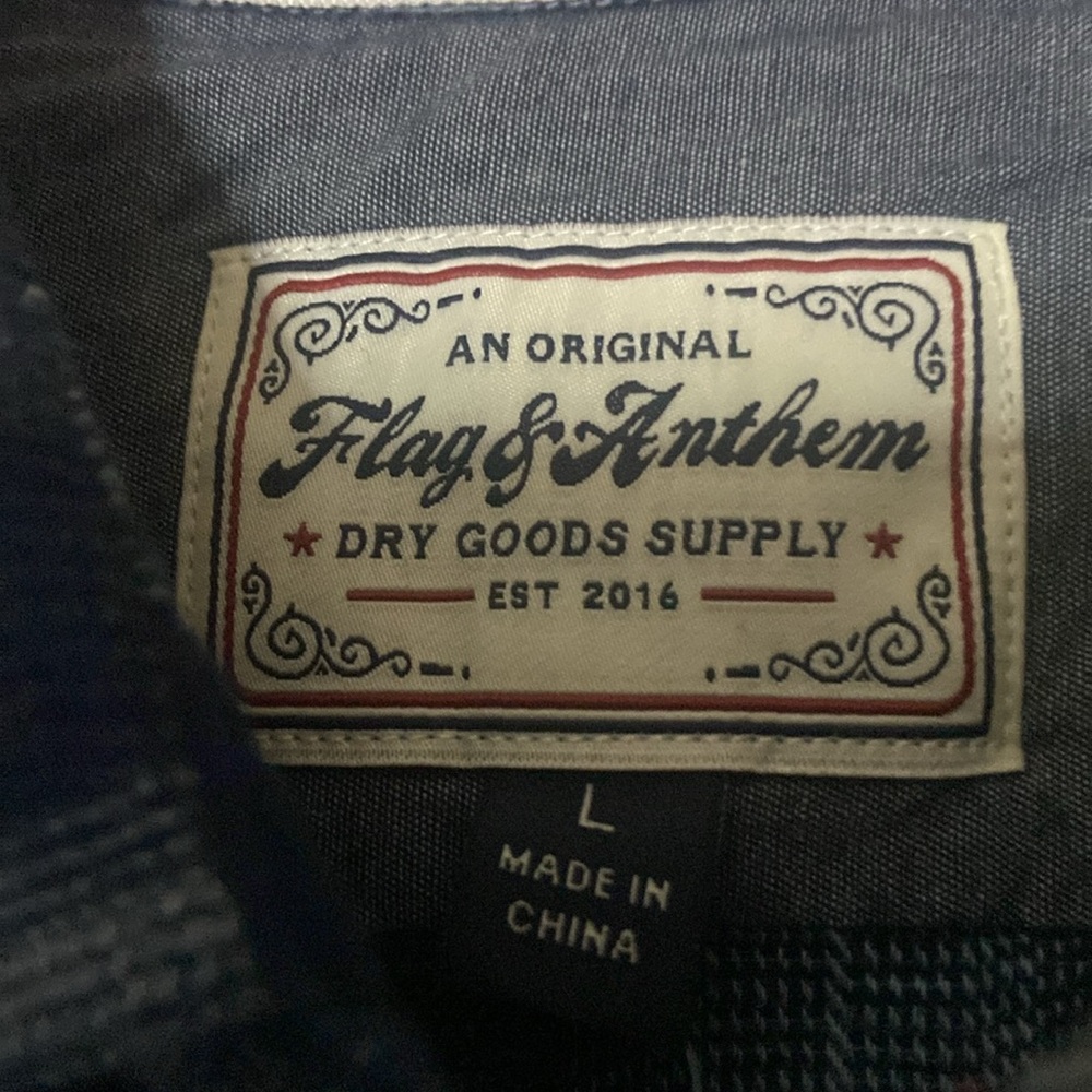 Flag & Anthem 100 percent cotton flannel shirt - Picture 7 of 14